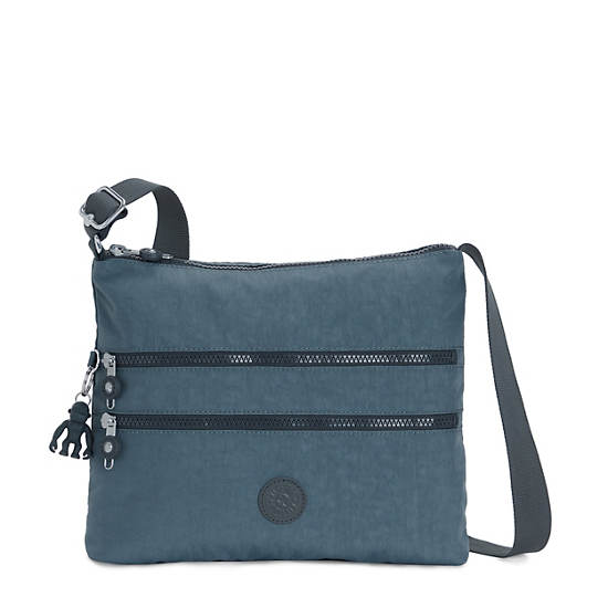 Bolsos Cruzados Kipling Alvar Azul Marino Grises | MX 1058YX